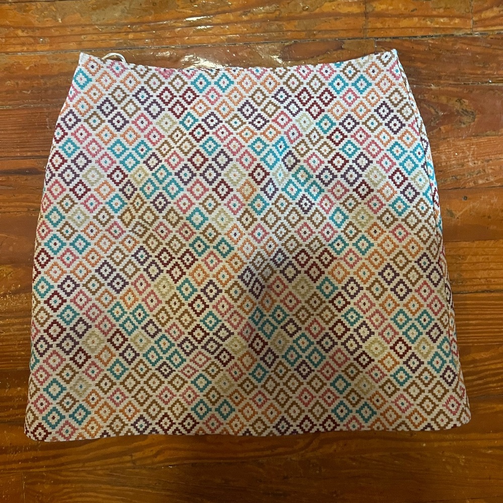 Textured Mini Skirt